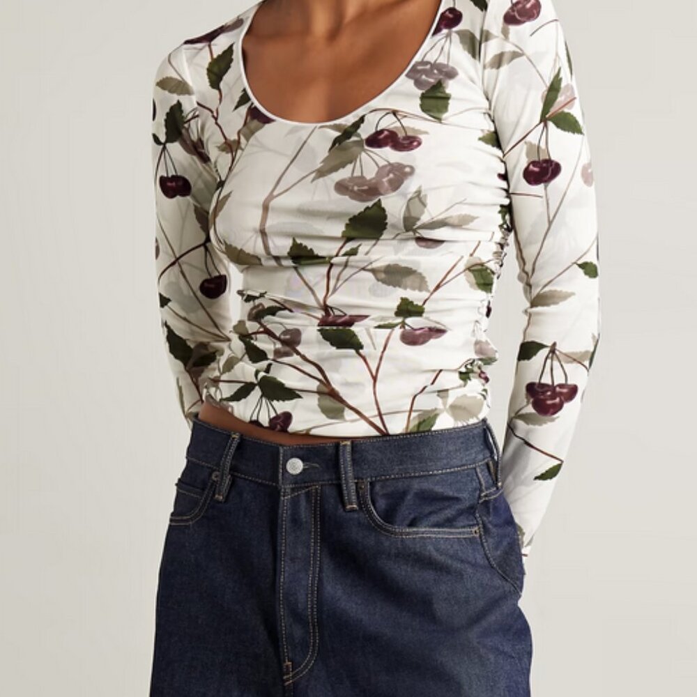 Stella Mc Cartney Cherry Print Top